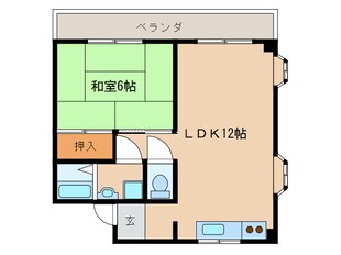 第二菖蒲谷マンションの物件間取画像